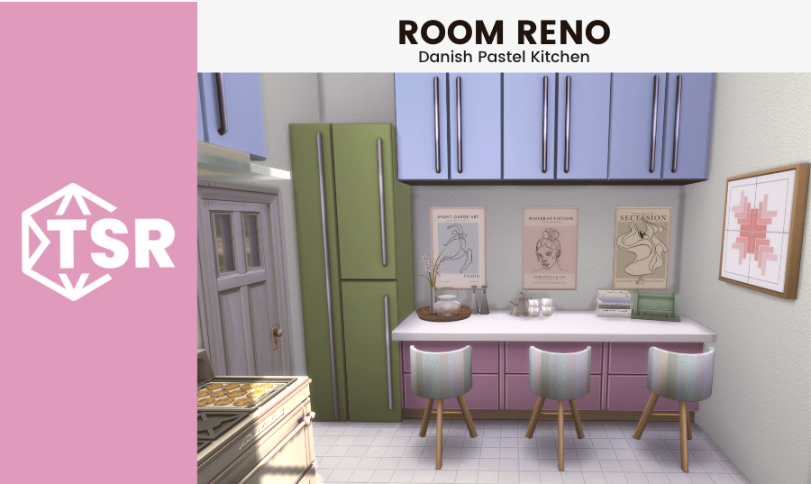 Room Reno 68 Danish Pastel Kitchen The Sims Resource Blog
