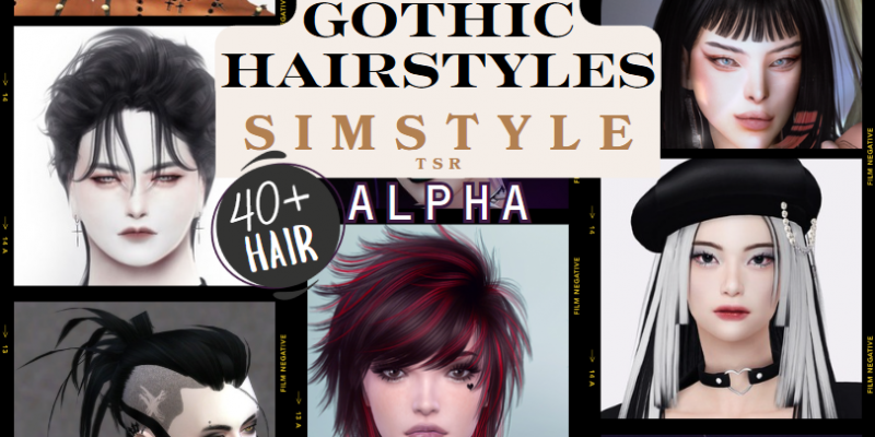 the sims 4 gothic hair