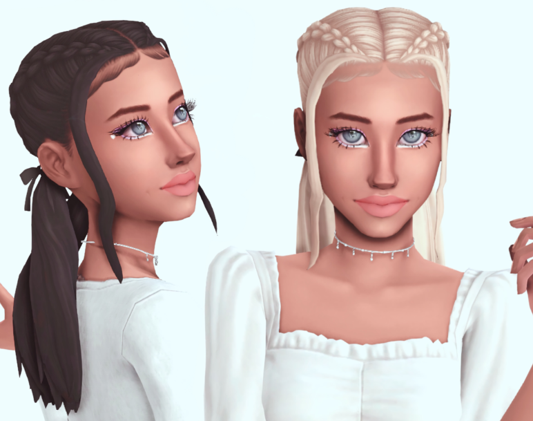 sims 4 kawaii whims hair cc