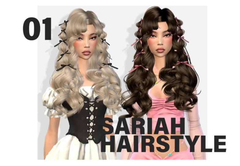 sims 4 kawaii hair cc