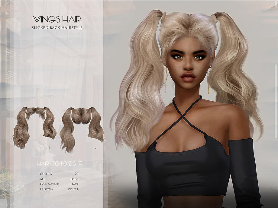 sims 4 cc wing sims hair