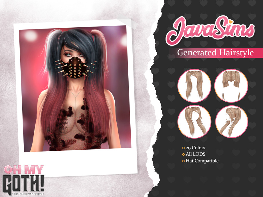 the sims 4 ponytails