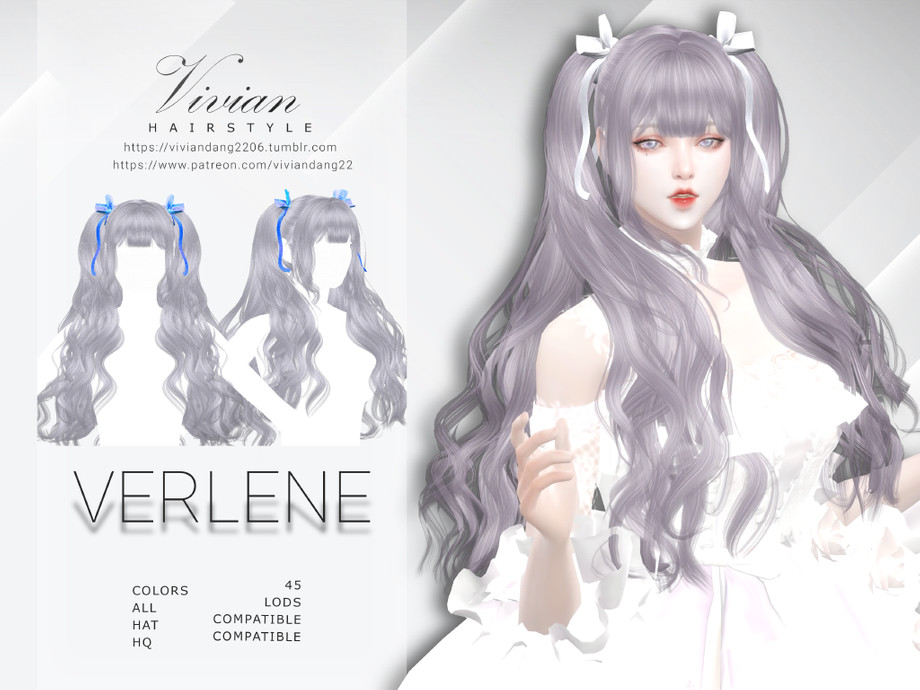 sims 4 cc kawaii anime hair