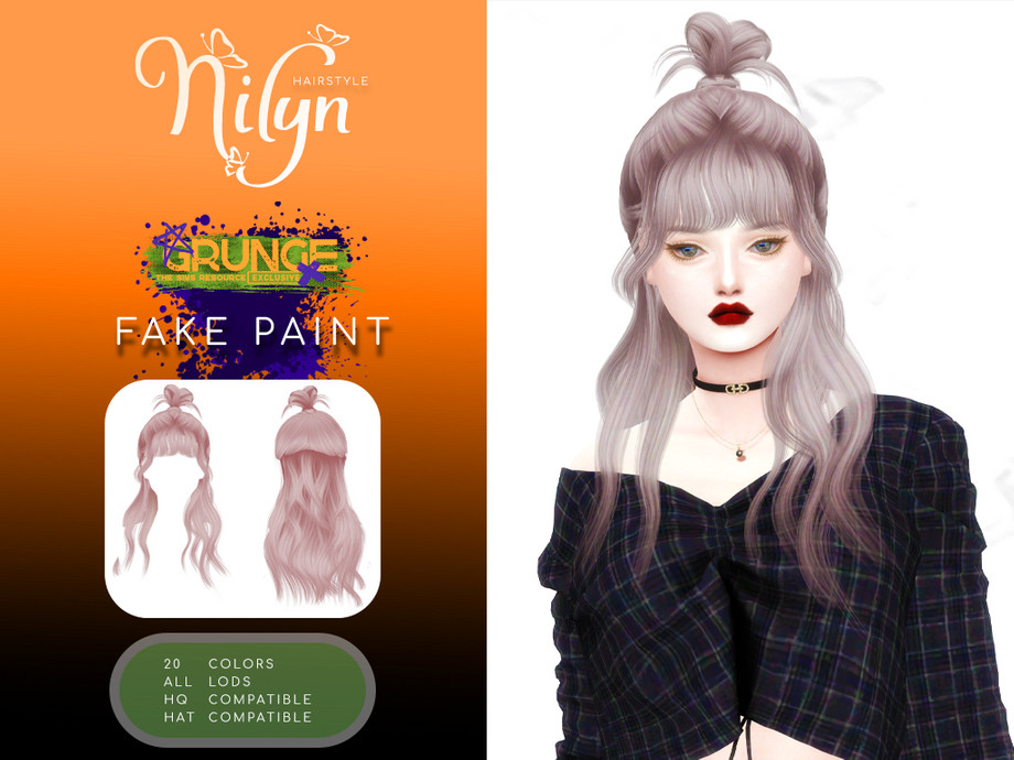 sims 4 grunge hair