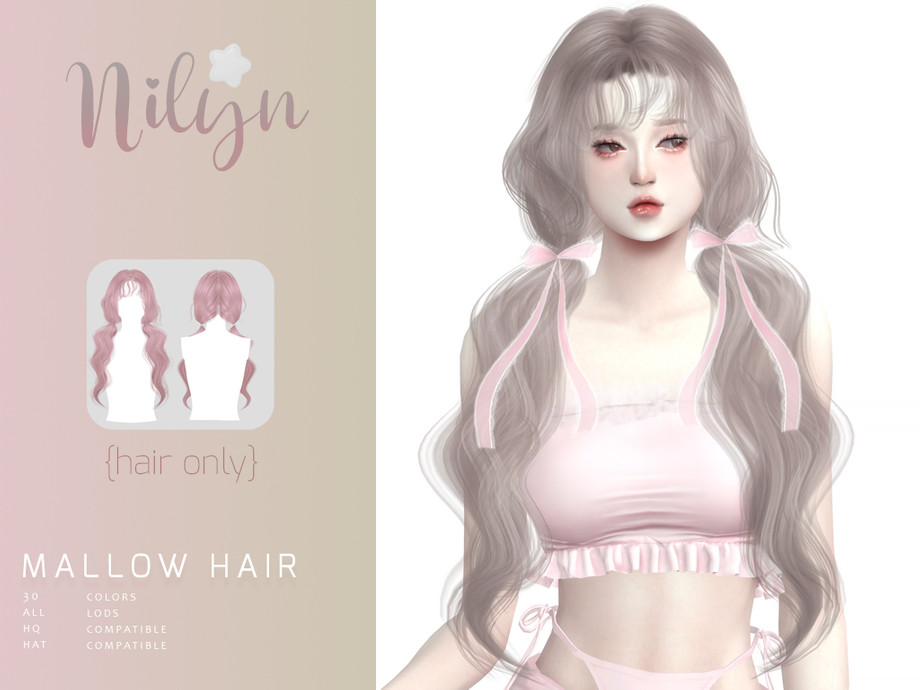 sims 4 long soft hair