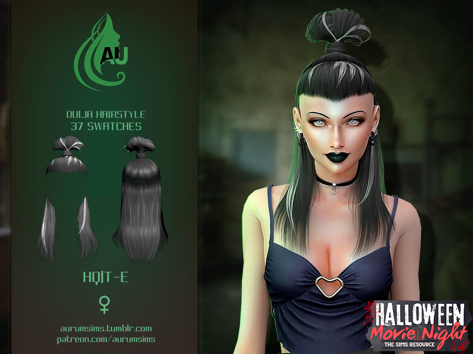 the sims 4 gothic hair