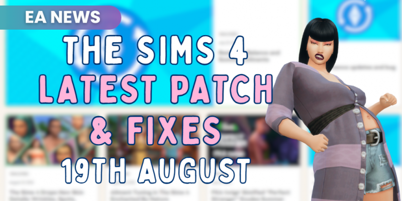 The Sims 4 Update and Patch