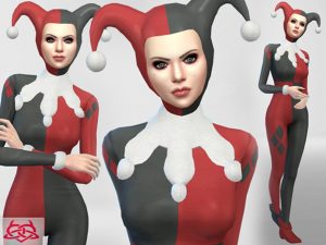 harley quinn costume sims