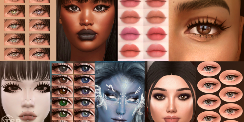 Sims 4 make up cc