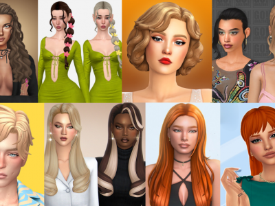 Top Sims 4 maxis match hair