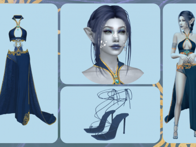Nymph Lookbook sims 4 halloween