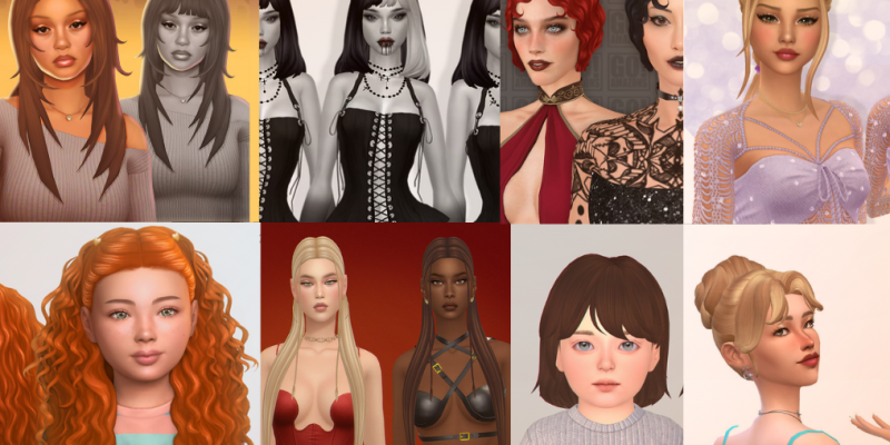 October Maxis Match Hair