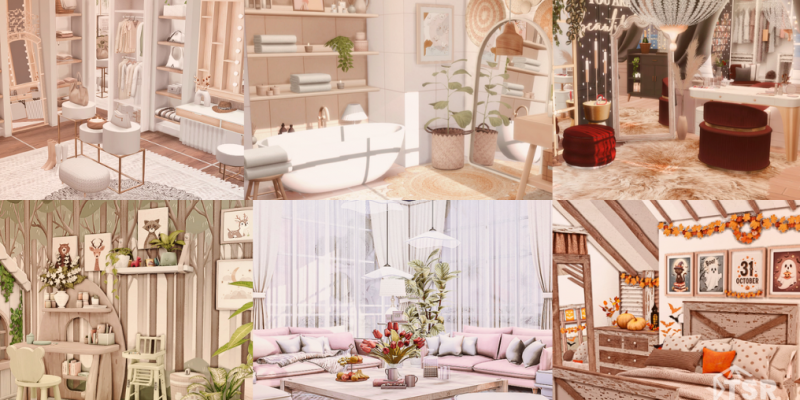 Sims 4 CC Rooms