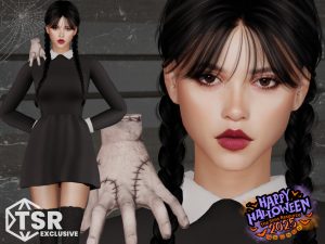 Wednesday Addams CC Sims 4