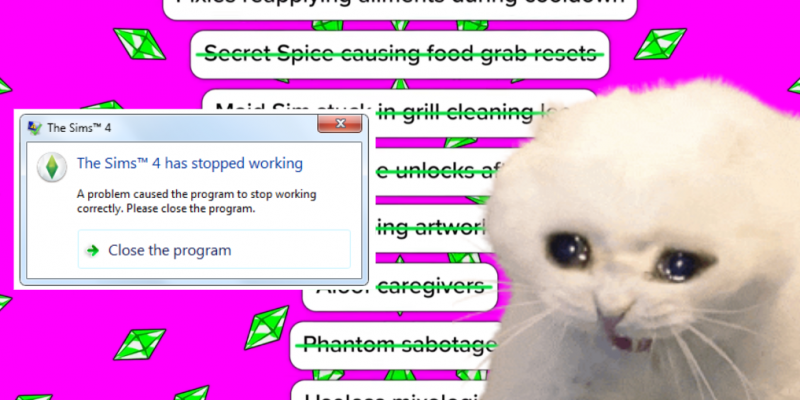 Sims 4 150 bug fixes