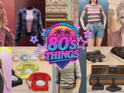 Sims 4 80s Custom Content