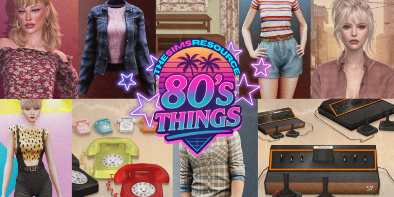 Sims 4 80s Custom Content