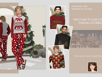 Lookbook Menswear Christmas time