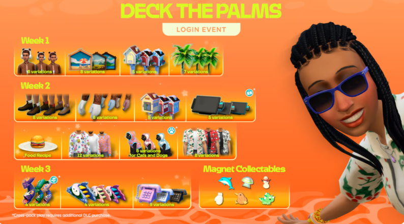 Deck the Palms Login Event