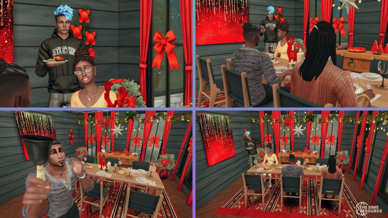 Sims 4 Holiday Dining Room
