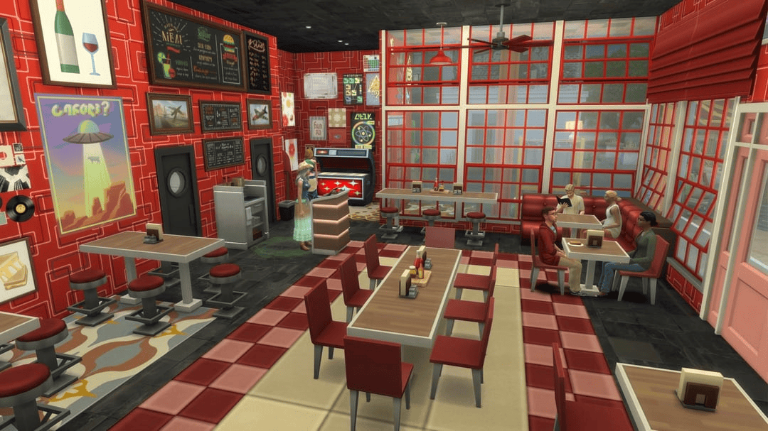 Sims 4 Diner