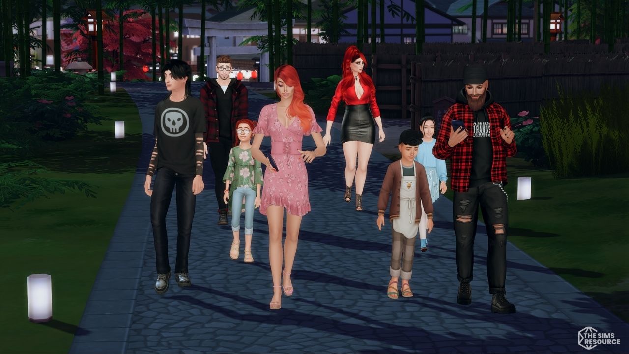 Sims 4 Large Family
