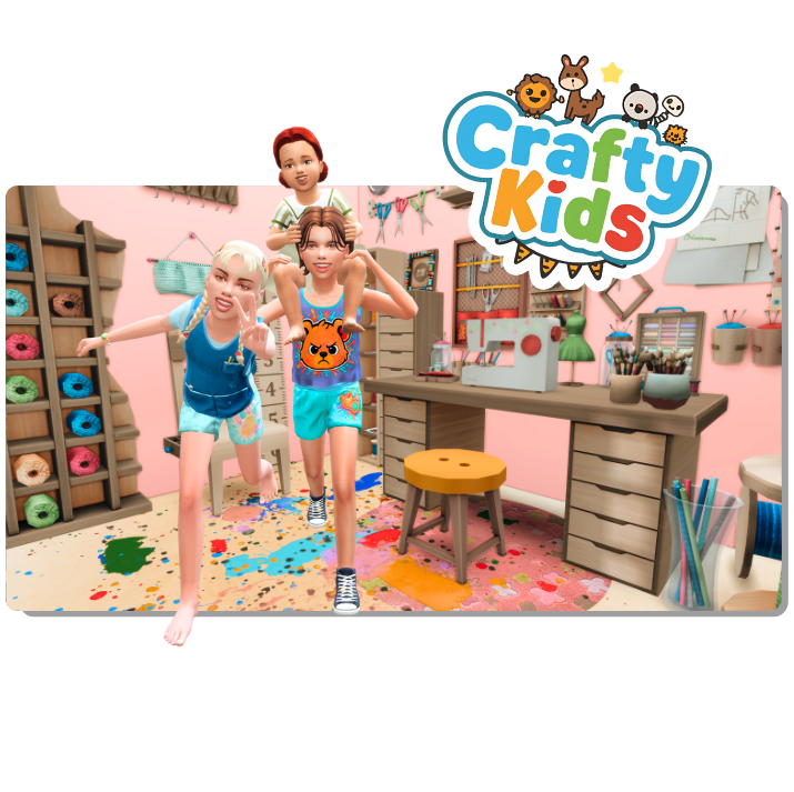 Crafty Kids Sims 4 CC