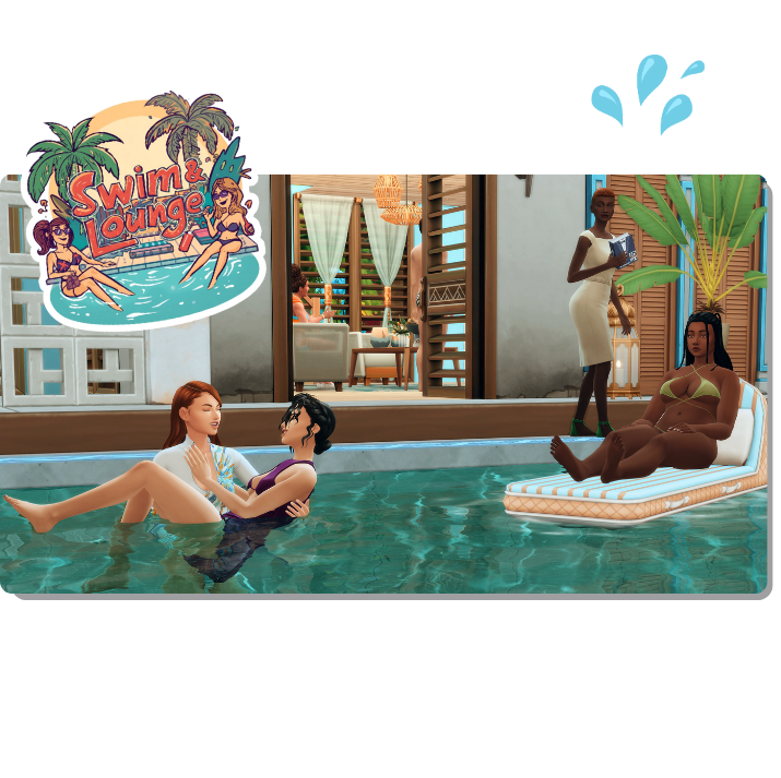 Swim & Lounge Sims 4 CC