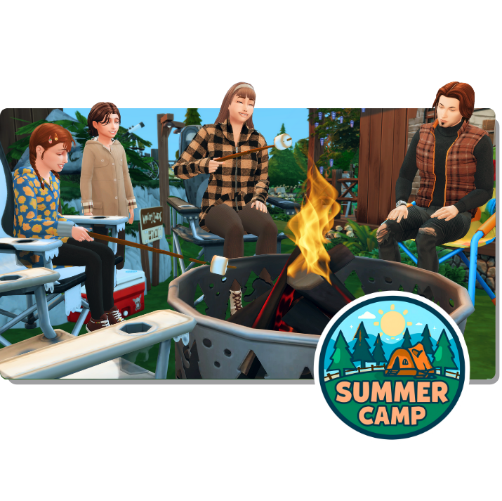 Simmer Camp Sims 4 CC
