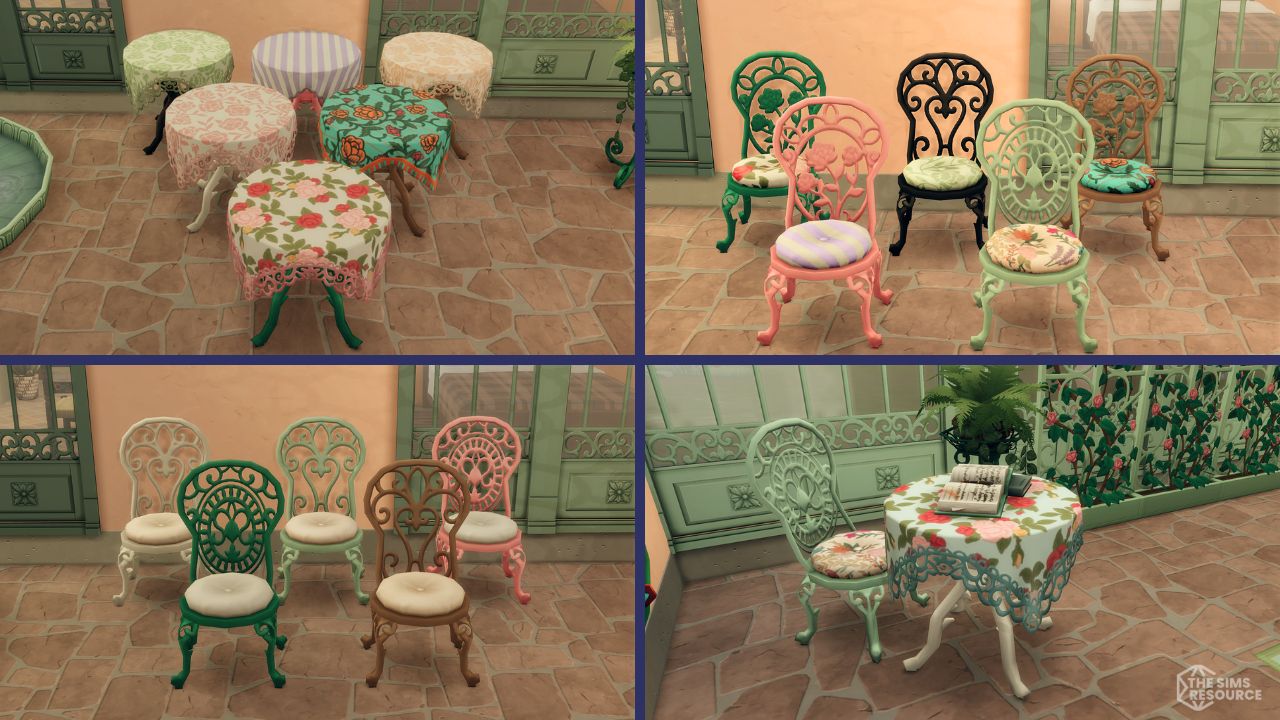 Sims 4 Tea Solarium Kit