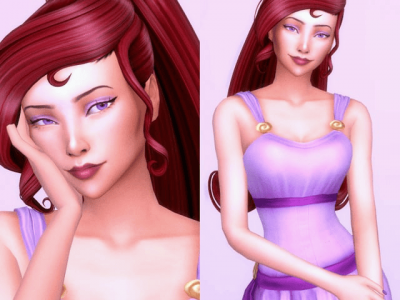 A line up of princesses created in create a sim.
