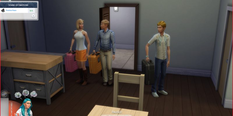 Malcolm and Geoffrey Landgrabb being unexpected guests