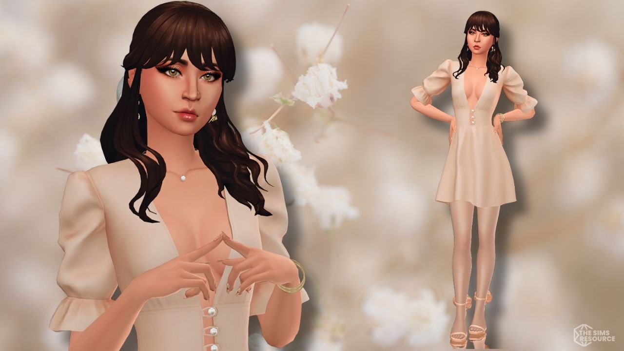 Sims 4 Zoe Patel Makeover with CC