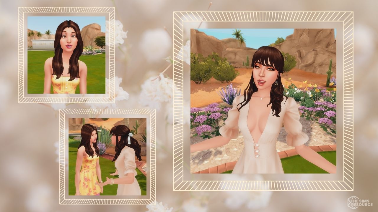 Sims 4 Zoe Patel Makeover with CC