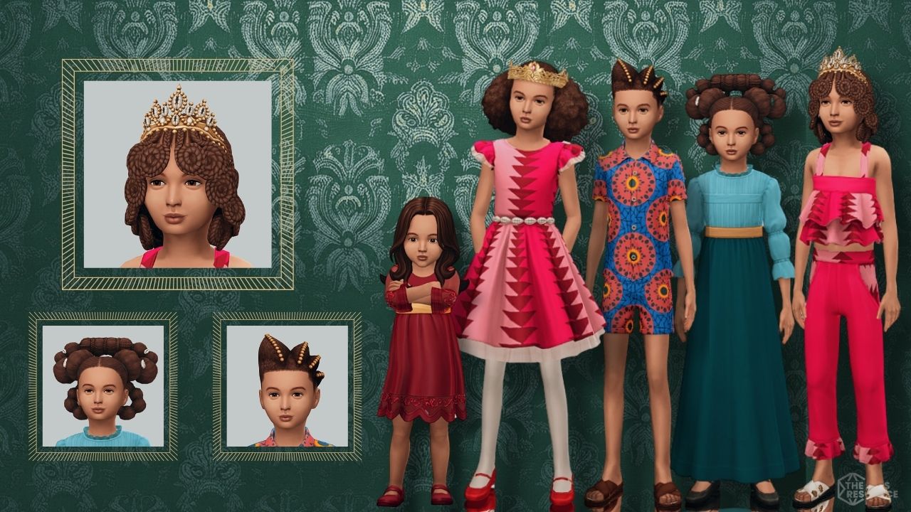 the sims 4 Royalty and Legacy CAS Items