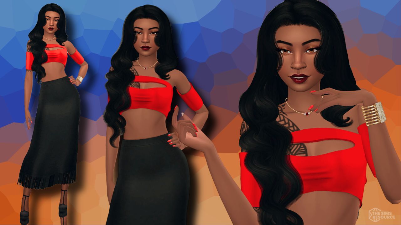 Nalani Mah'ai CC Townie Makeover