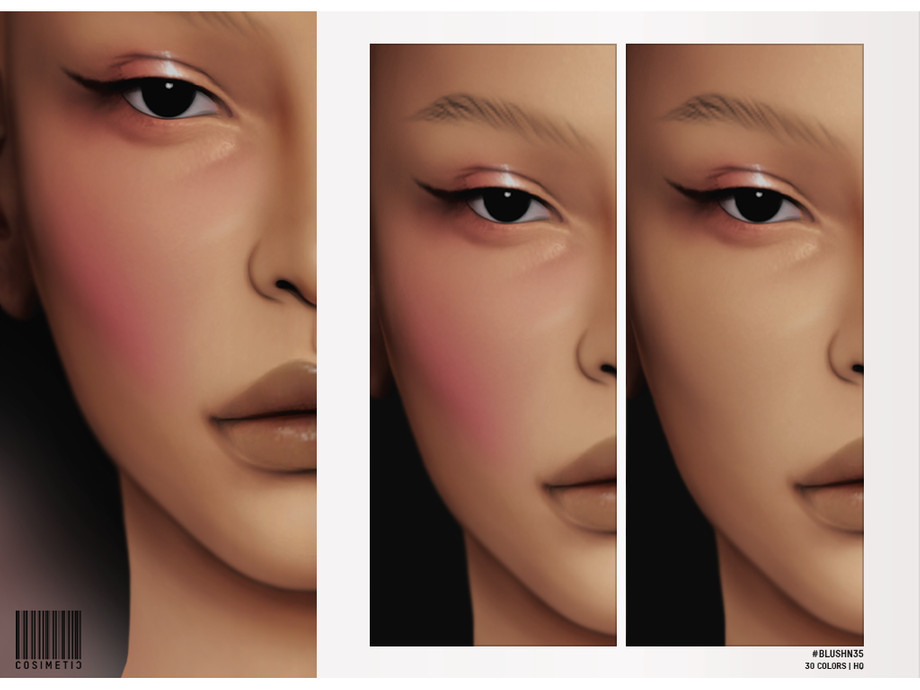Sims 4 CC Natural Blush