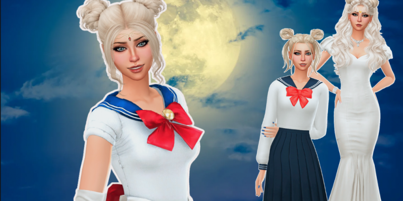 Sailor Moon Inspired- Sims 4 CC