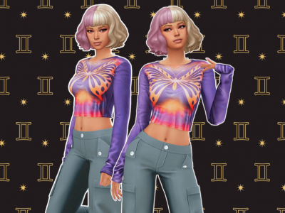 Sims 4 Gemini Zodiac CC