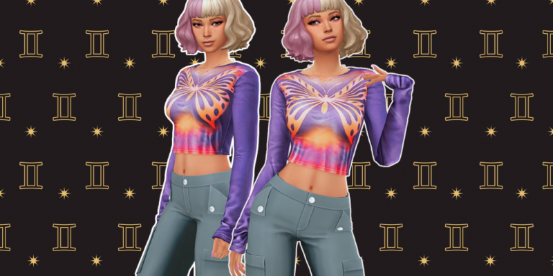 Sims 4 Gemini Zodiac CC