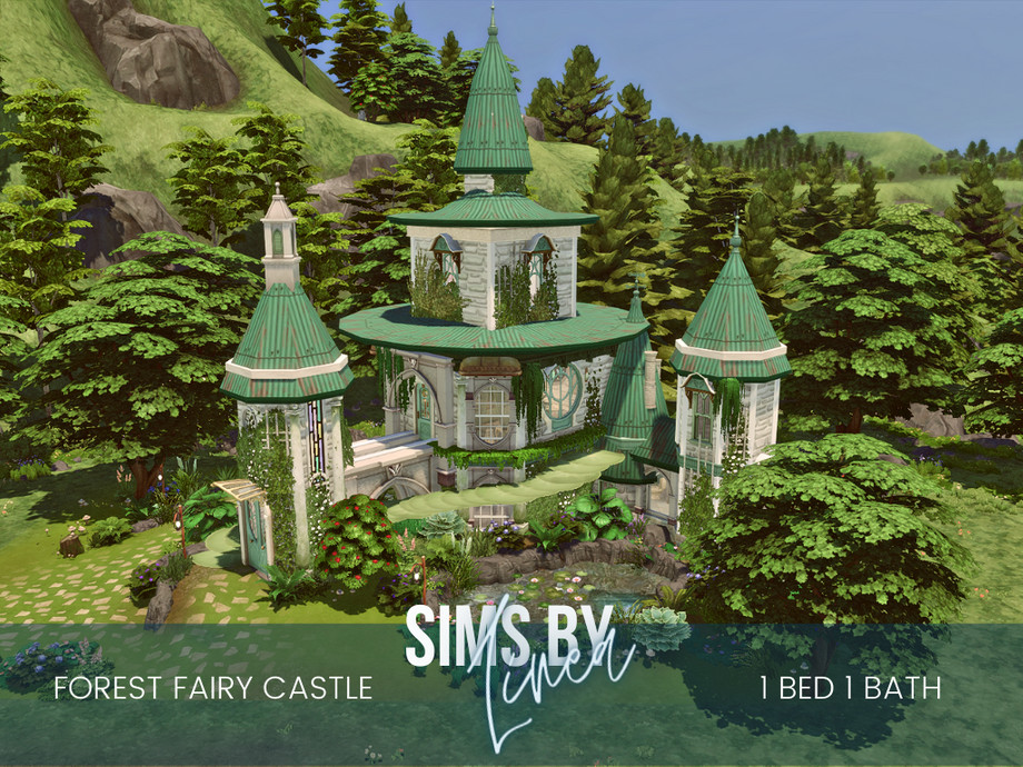 Sims 4 Small Forest Fairy Castle