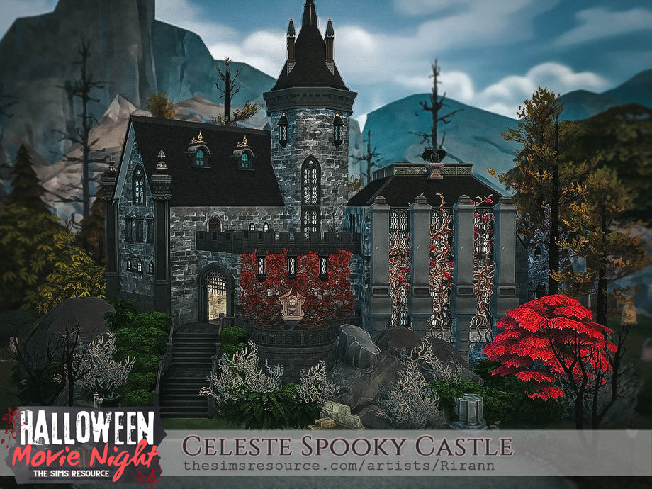 Gothic Spooky Sims 4 Castle