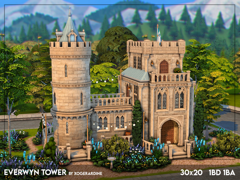 Sims 4 Small Castle