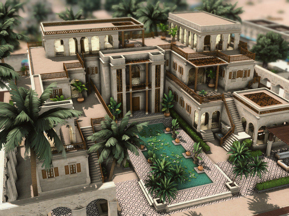 Sims 4 Modern African Castle
