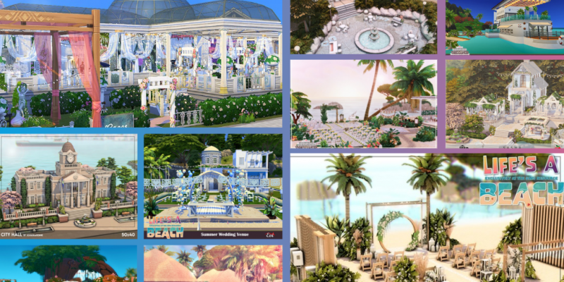 Summer Sims 4 Wedding Venues