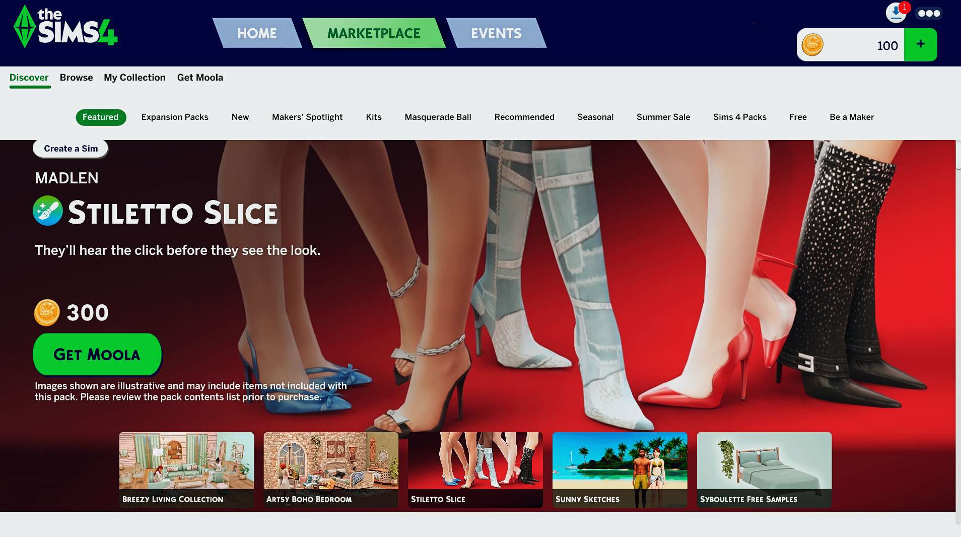 Sims 4 Marketplace