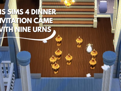 This Sims 4 Dinner Invitation Came with Nine Urns