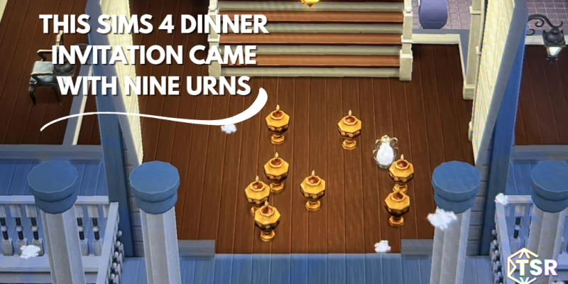 This Sims 4 Dinner Invitation Came with Nine Urns