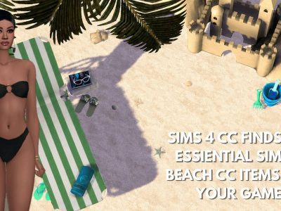 Sims 4 Beach CC Finds