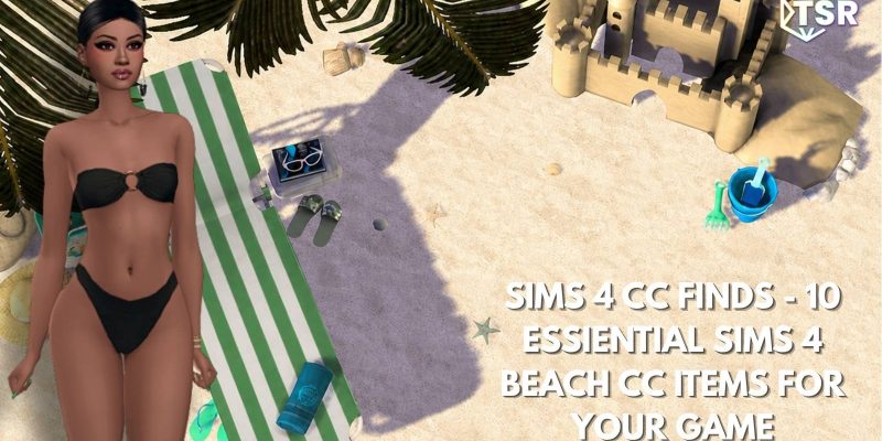 Sims 4 Beach CC Finds